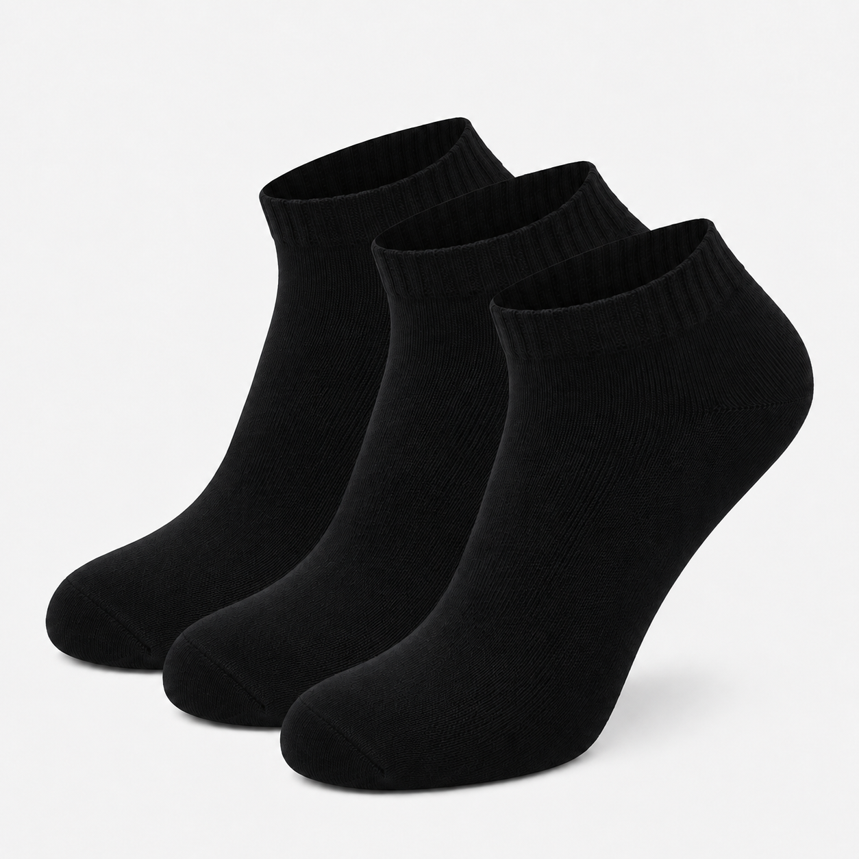 Kit 3 Pares de Meias Cano Curto – Conforto para o Dia a Dia