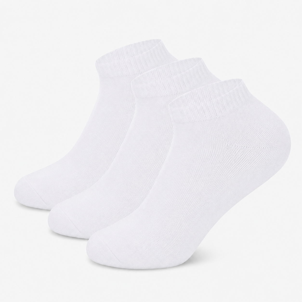 Kit 3 Pares de Meias Cano Curto – Conforto para o Dia a Dia